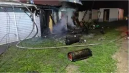 Пожар при использовании газового баллона!!!